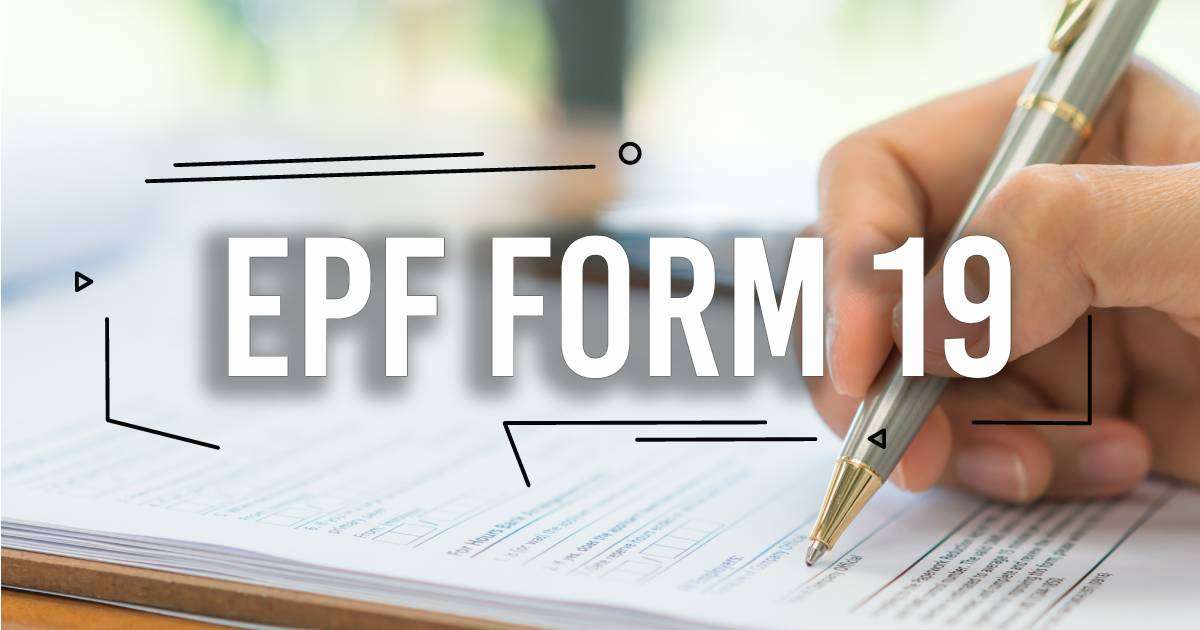 EPF Form 19