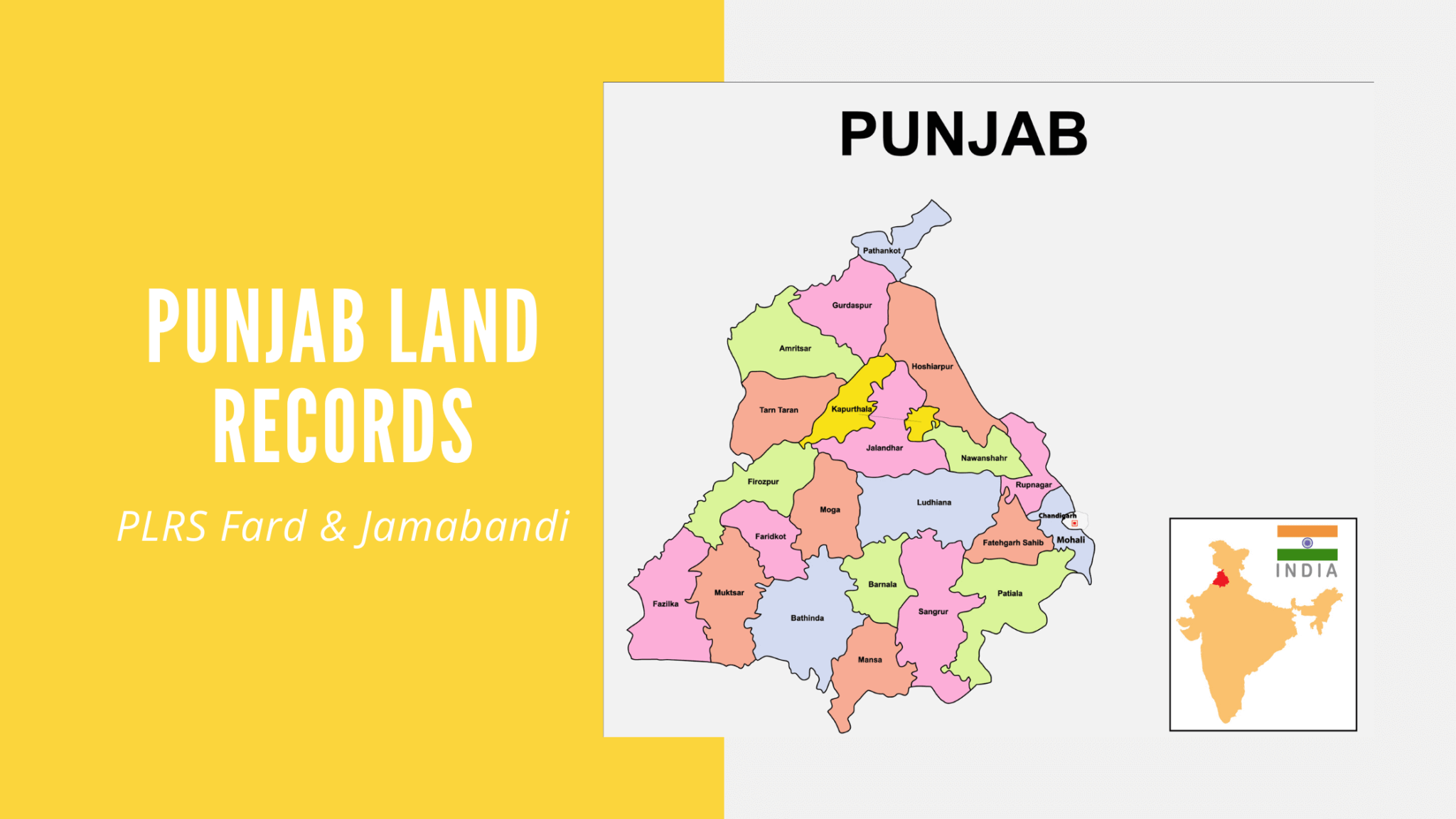 PLRS Punjab Land Records Society Fard Jamabandi Bhulekh Online