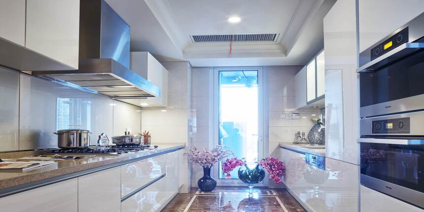 Large Wall Tile Modern Kitchen