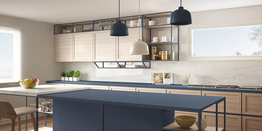 Pendant Lamps in Modern Kitchen