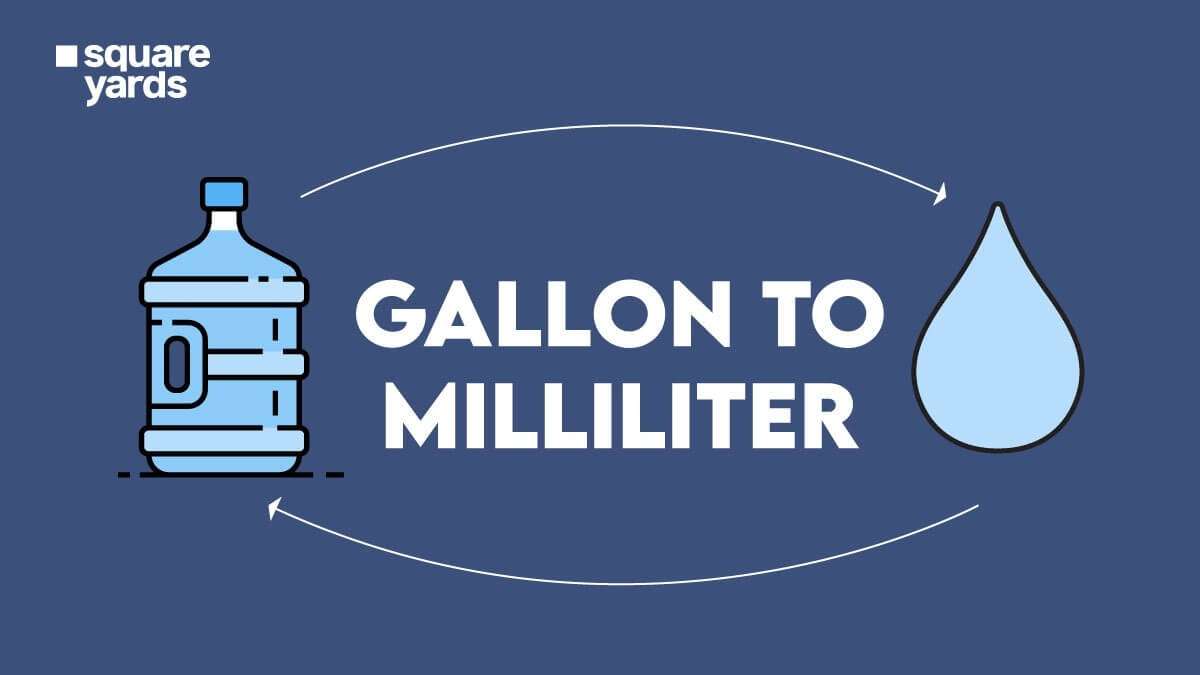 Gallon to Milliliter - 1 gal to ml - 1 gal in ml