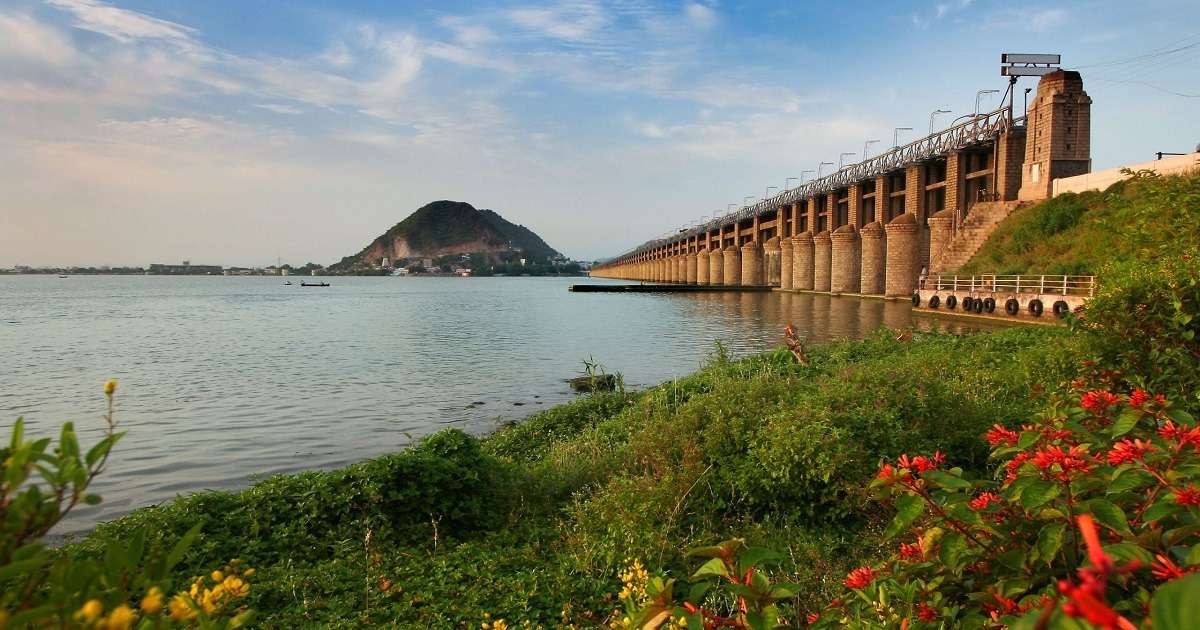 Prakasam Barrage in Vijayawada