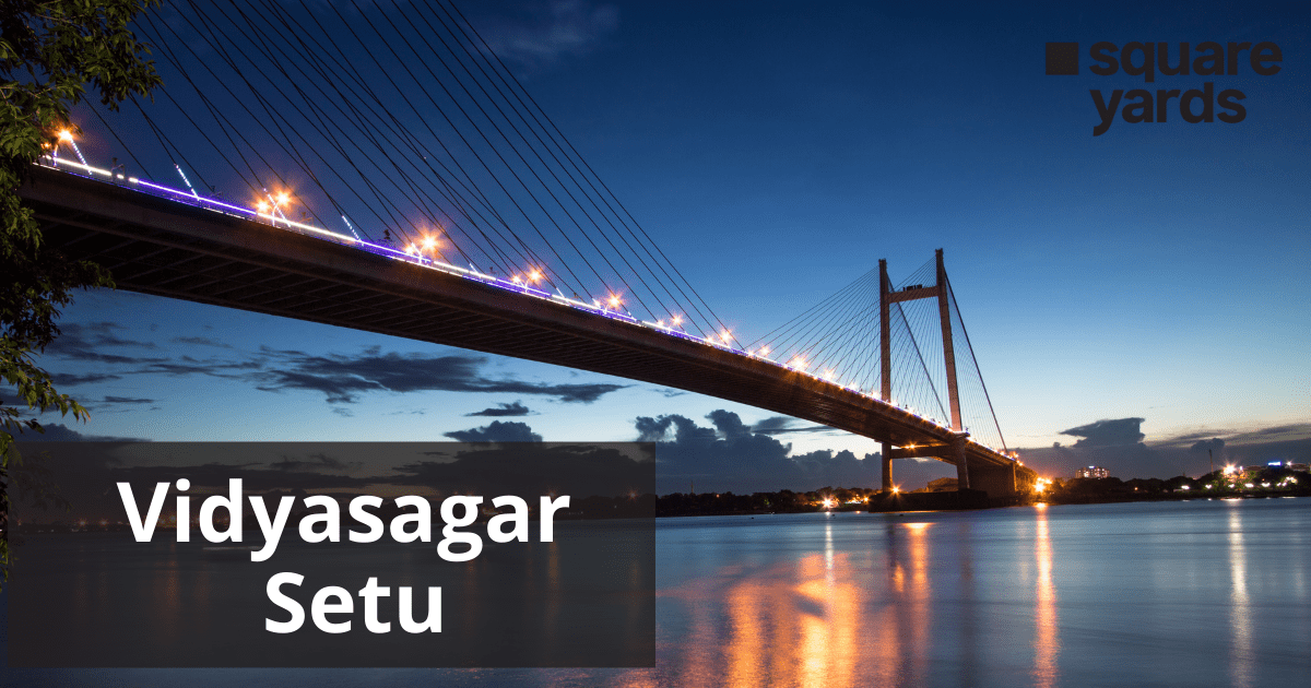 Vidyasagar Setu Second Bridge of Kolkata on Hooghly River