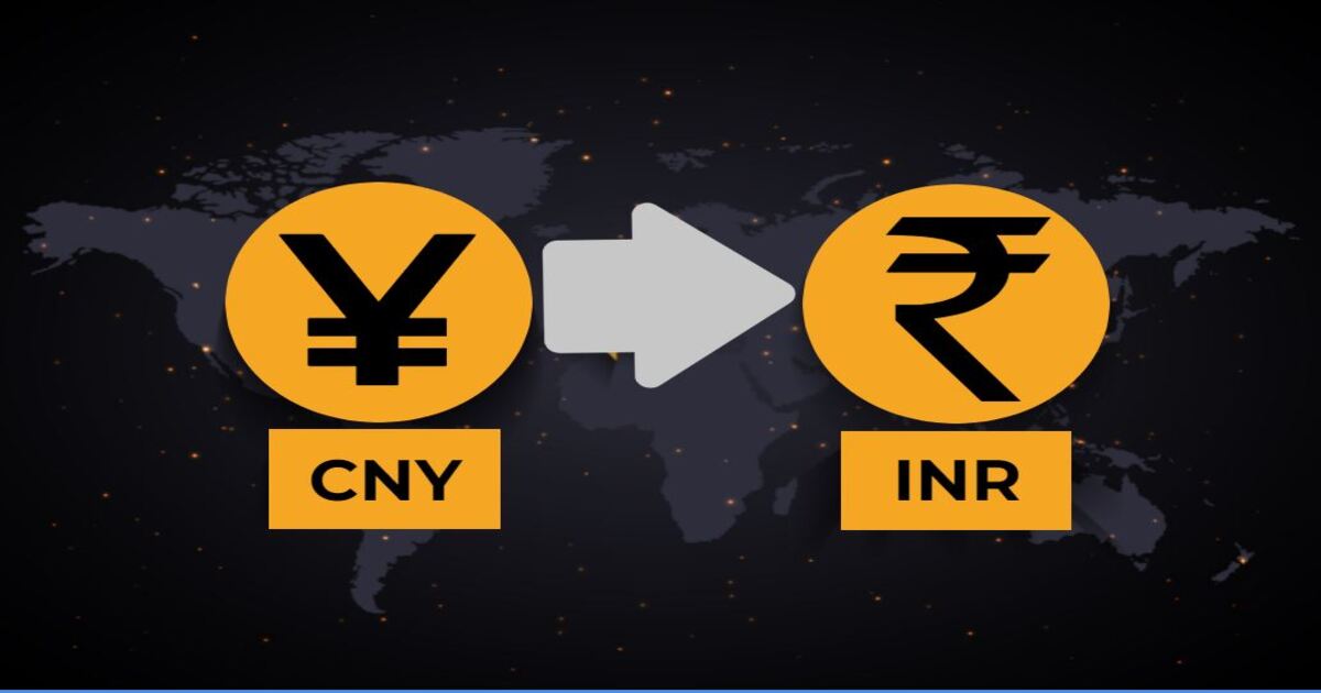 Convert CNY To INR Chinese Yuan To Indian Rupees Conversion