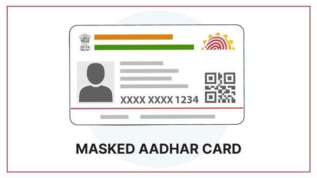 masked Aadhaar image