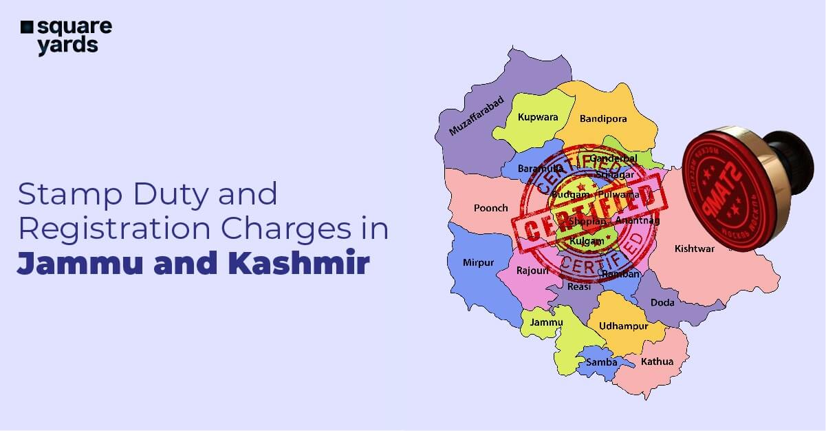 Stamp Duty and Registration Charges in Jammu and Kashmir