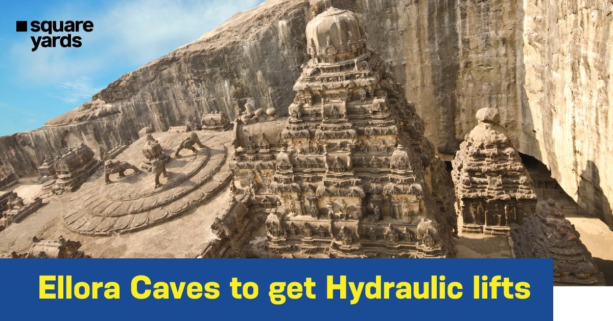 Ellora Caves Aurangabad Gets Hydraulic Lifts