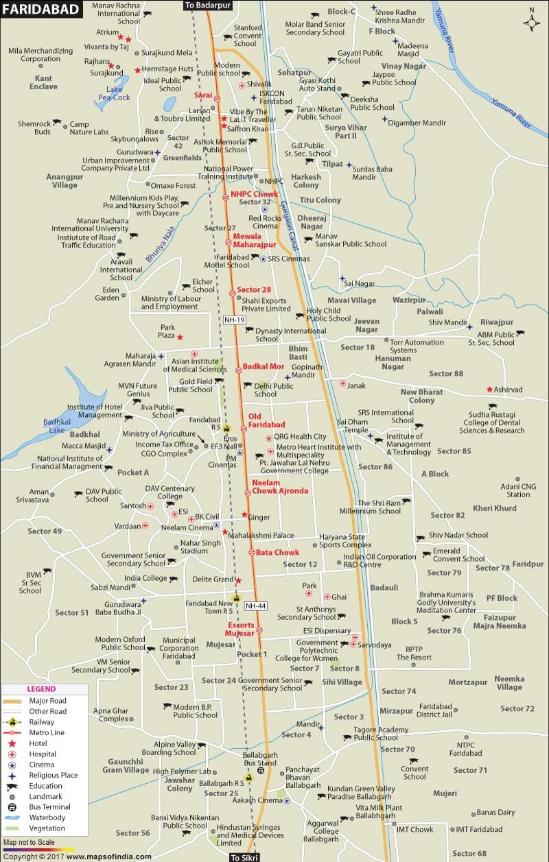 faridabad-city-map