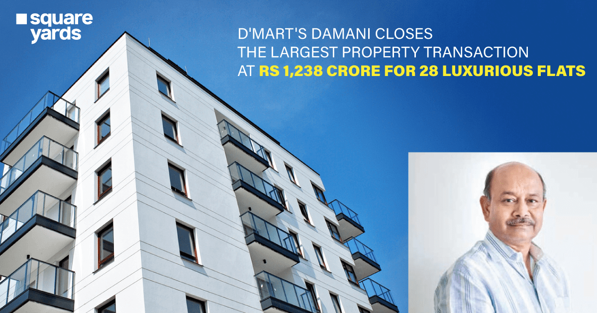 Dmart owner closes largest property deal in india