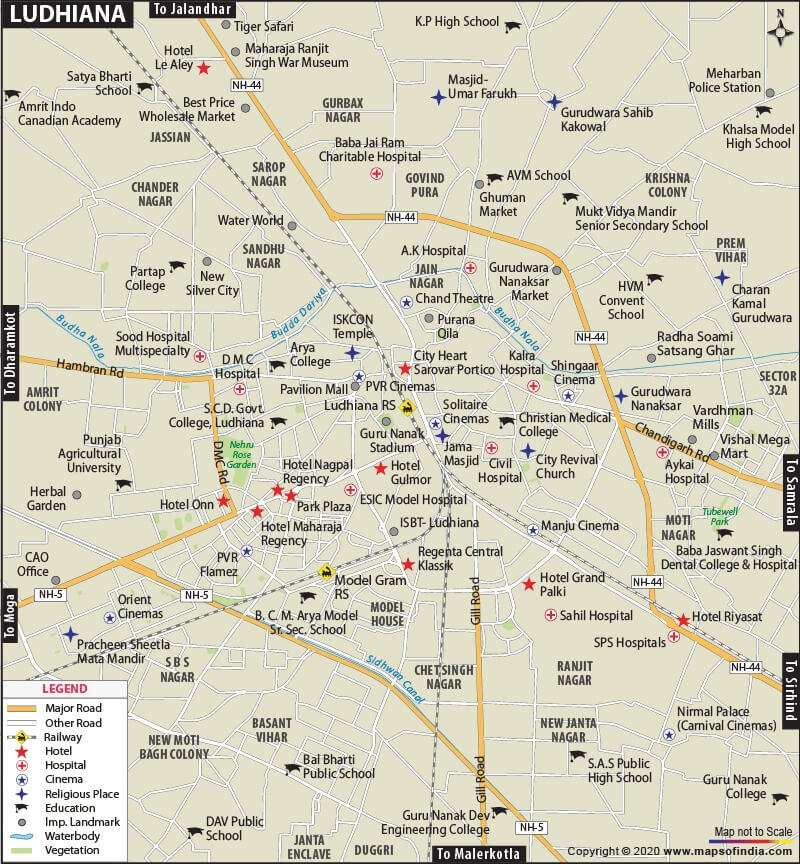 ludhiana smart city map