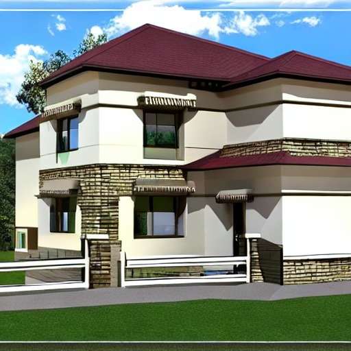 Front House Compound Wall Elevation Design