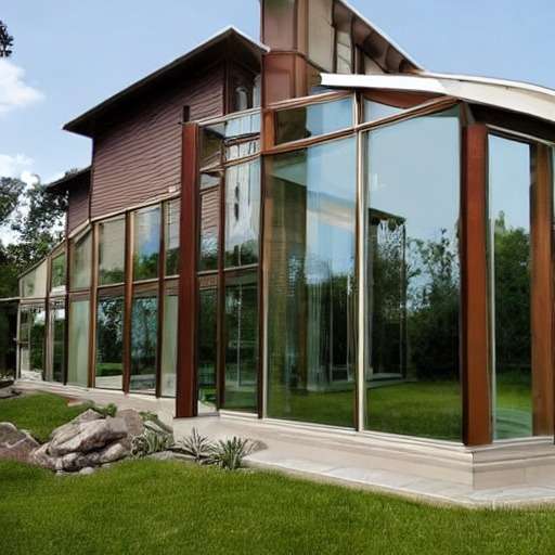 Ultra-Modern Glass Normal House Front Elevation Design