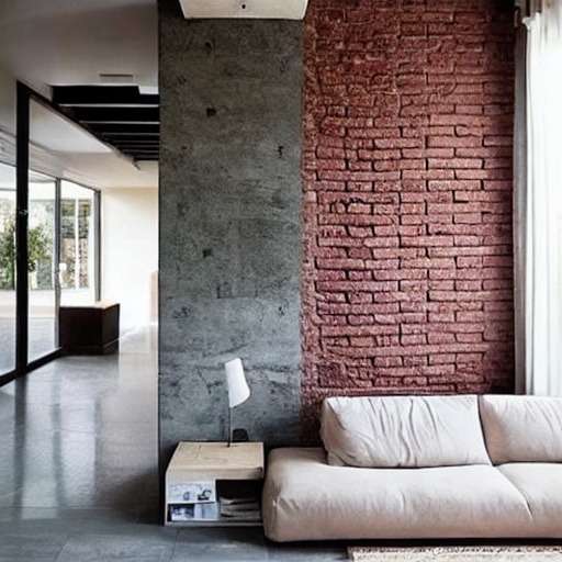 Brick Wall Design Idea for a Modern House