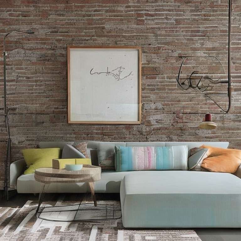 Brick Wall Design Setup to Make Your House Cozy