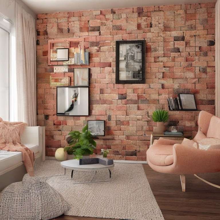 Brick Wall Design that Brings in a Refreshing Yet Rustic Vibe