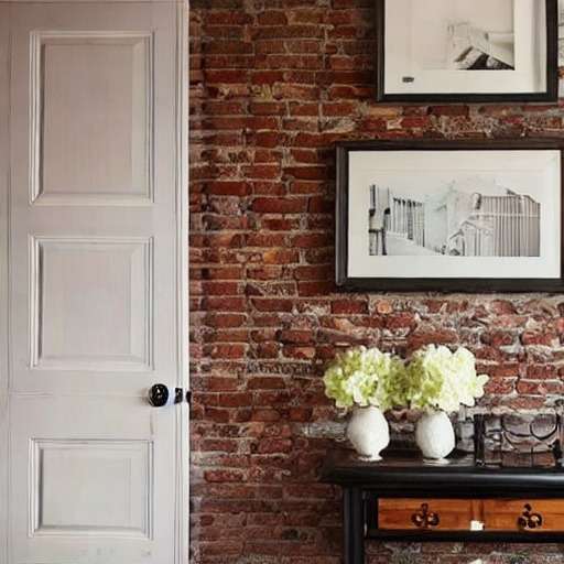 Brick Wall Designs with Antique Fixtures