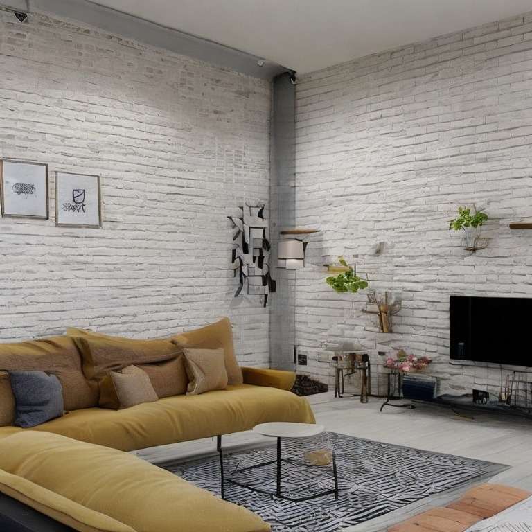 White Brick Wall Background for a Calming Effect