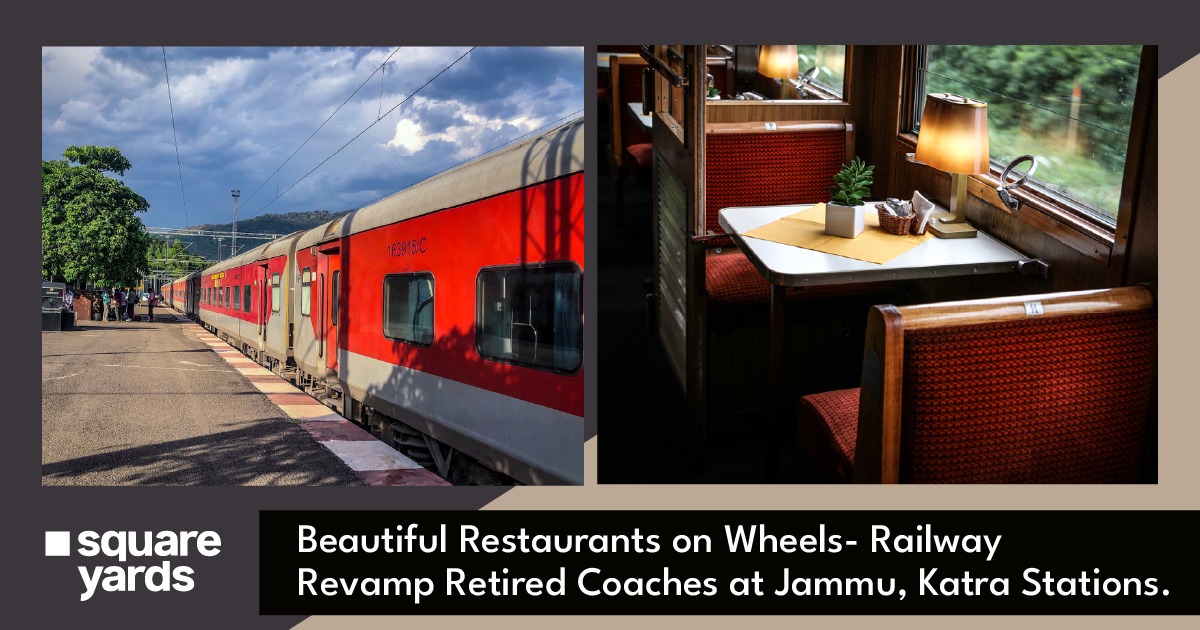 Beautiful Restaurants on Wheels- Railway Revamp Retired Coaches at Jammu, Katra Stations