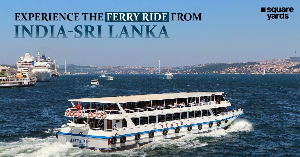 Restarting ferry service from India to Sri Lanka