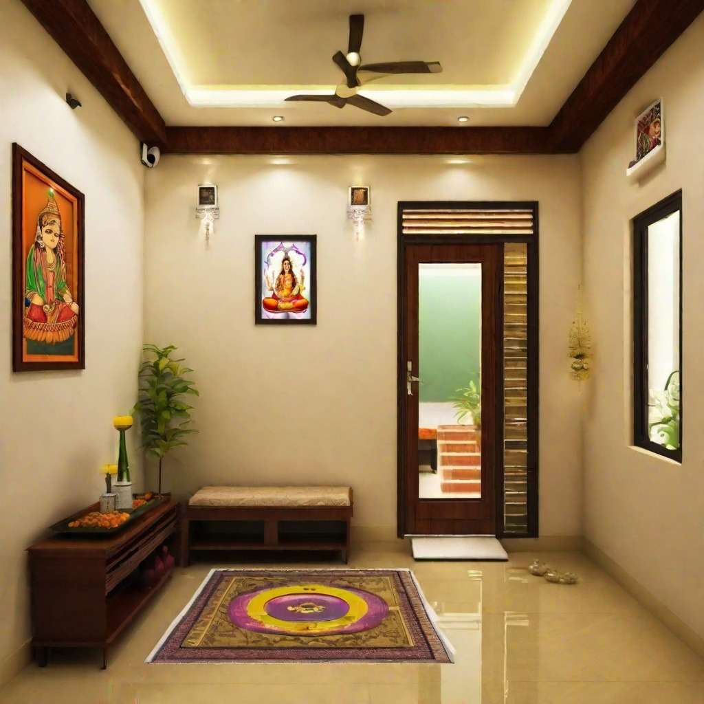 Designing a Pooja Room in the 2 BHK House Plan