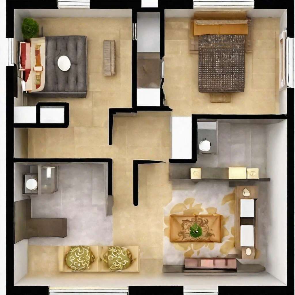 Incorporating a Shop in a 2 BHK Home Layout