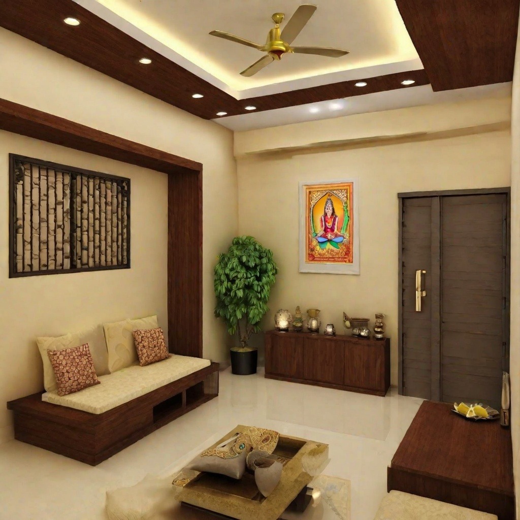 Designing a Pooja Room in the 1 BHK House Plan