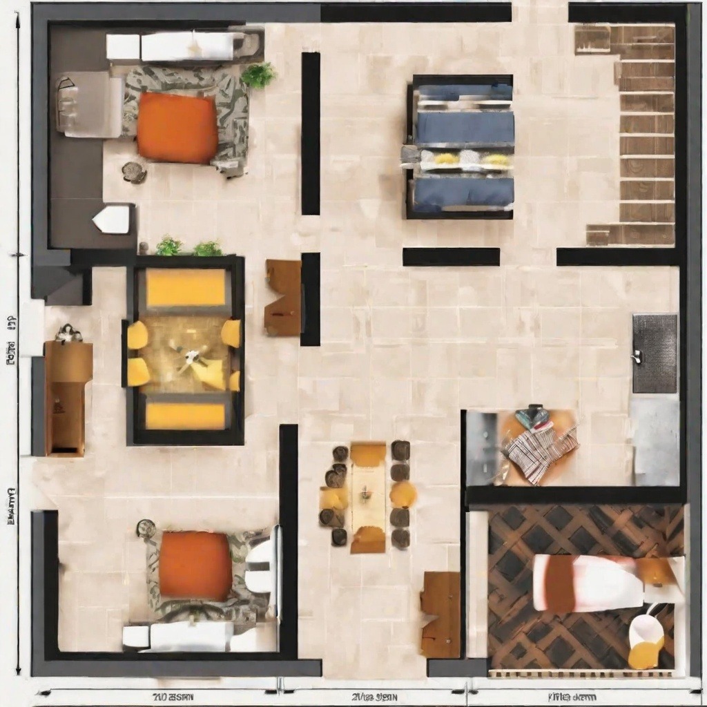 Incorporating a Shop in a 1 BHK Home Layout