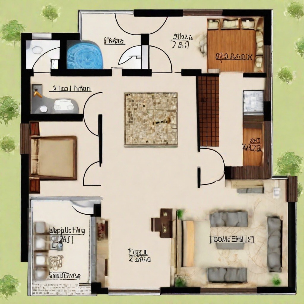 Vastu Guidelines for Optimal 1 BHK House Plan