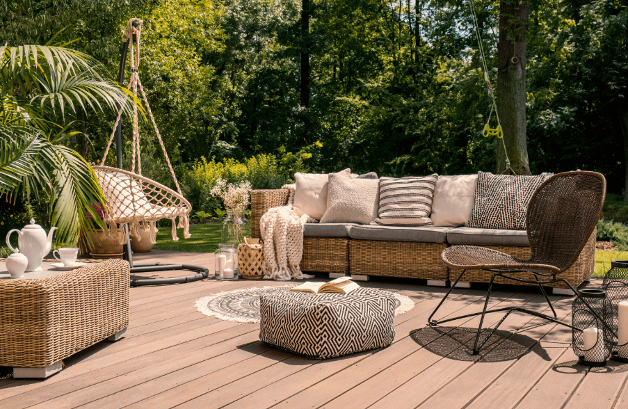 Outdoor Wooden Sofa