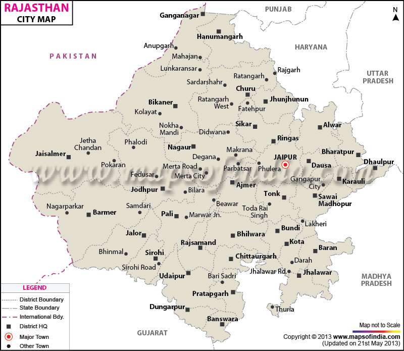 Smart City Rajasthan map