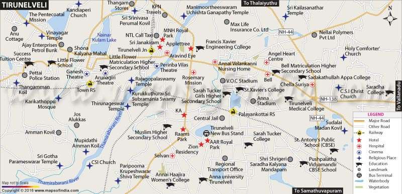 Smart City Tirunelveli Map