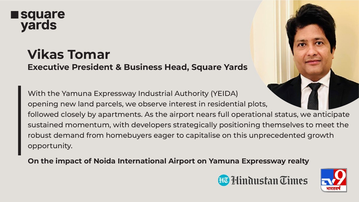 Yamuna Expressway’s Real Estate Market Gets a Boost After Noida International Airport Successful Testing