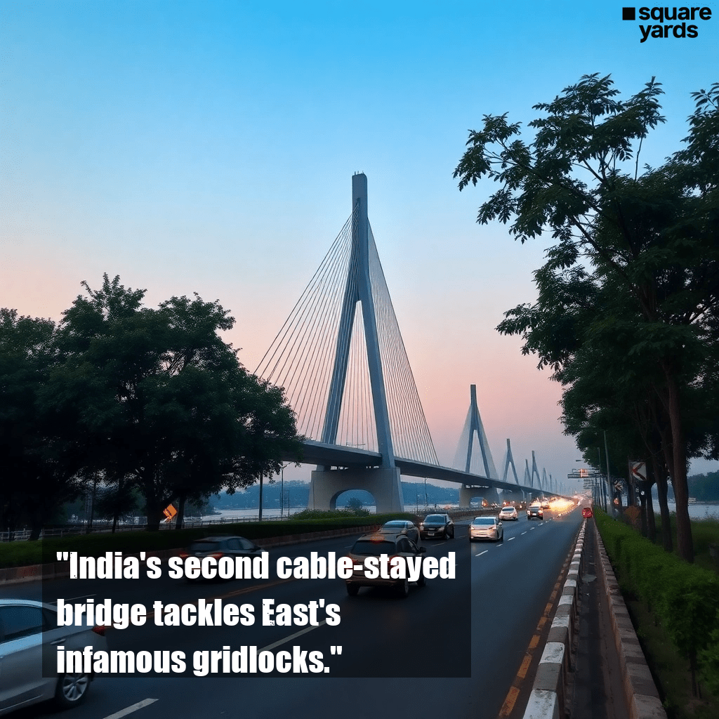 India's second cable bridge to tackle Kolkata's Howrah - GT Road , gridlock