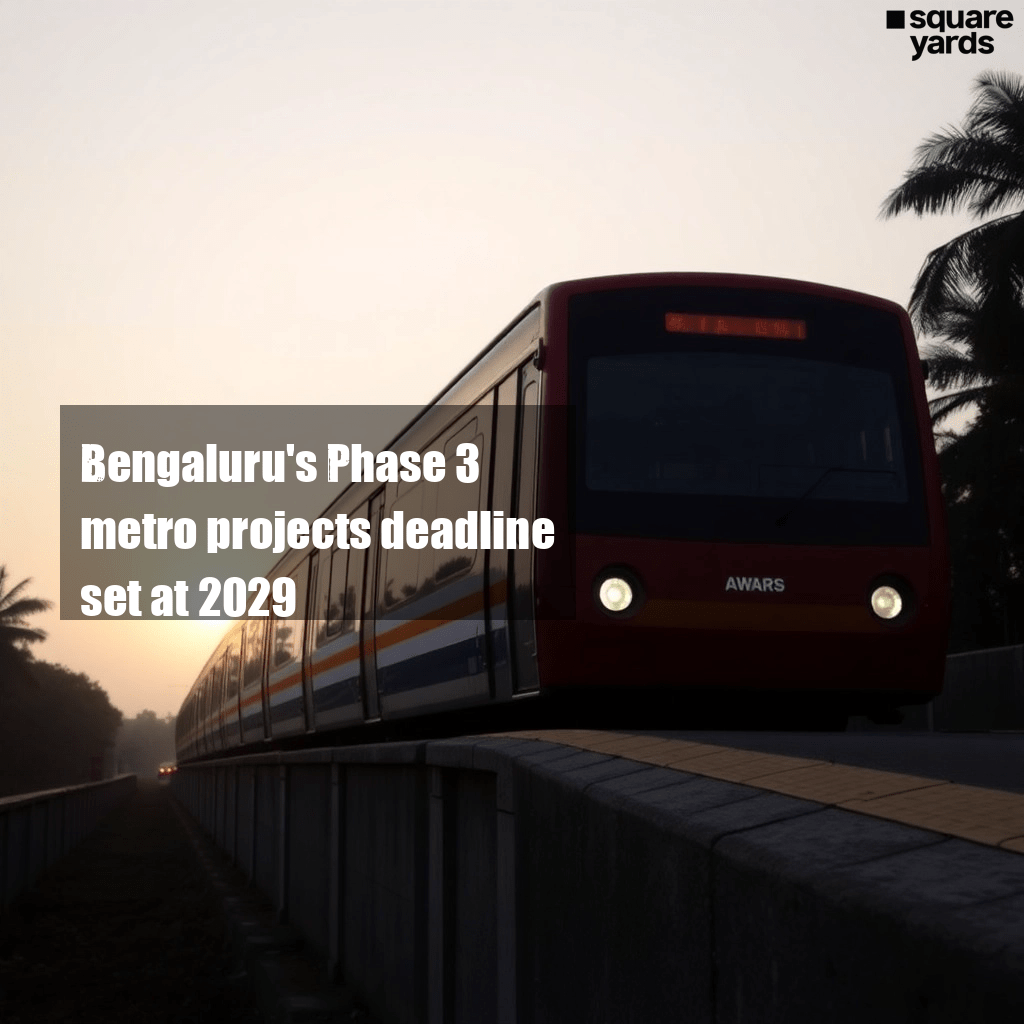 Bengaluru's Phase 3 metro projects deadline set at 2029