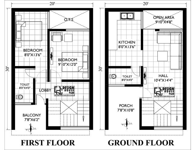 20x30 House Plan