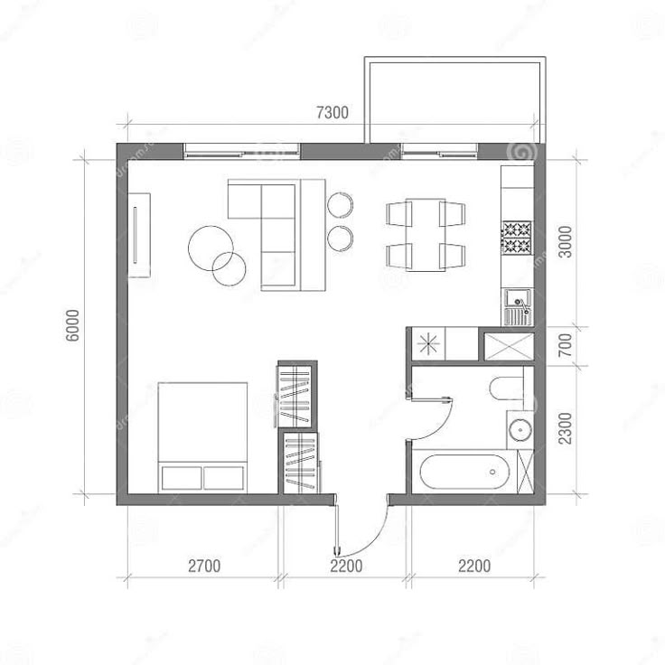 House Plans for Studio Apartments