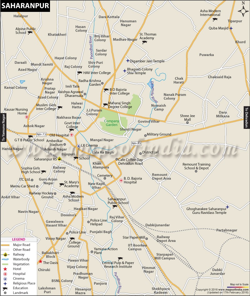 smart city Saharanpur map