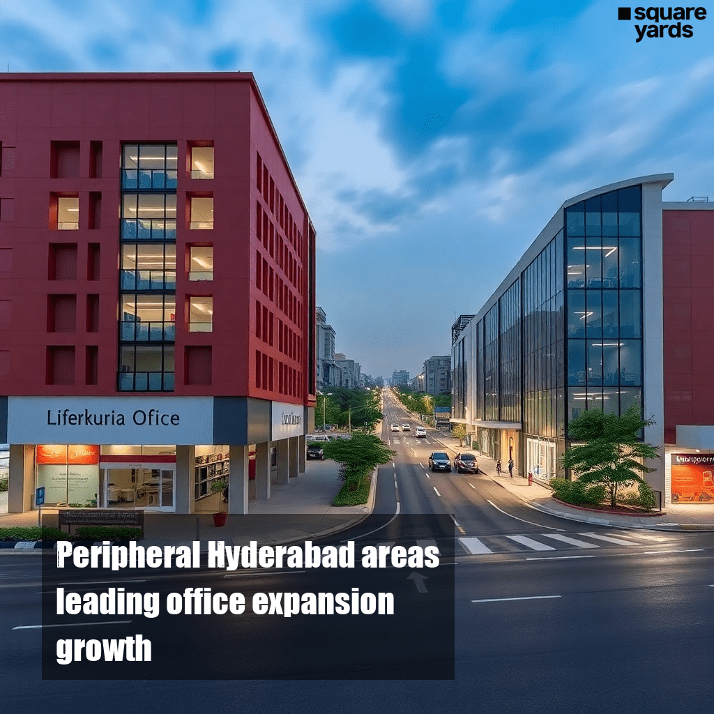 Peripheral Hyderabad leading in Office space growth , after improved connectivity